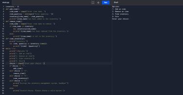 Inventory System in Python with Source Code - Genial Code